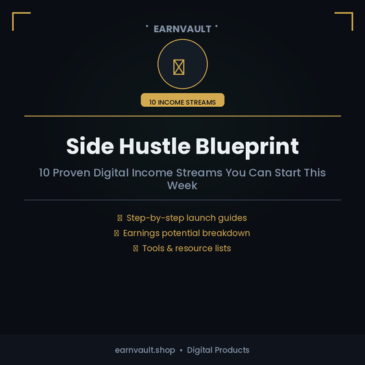 Side Hustle Blueprint: 10 Proven Digital Income Streams